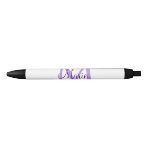 simple minimal add name monogram pink red   throw  pen