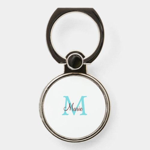 simple minimal add name monogram pink red   throw  phone ring stand