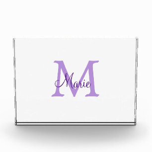 simple minimal add name monogram pink red throw photo block