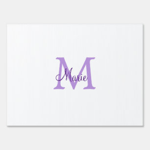 simple minimal add name monogram pink red   throw  sign