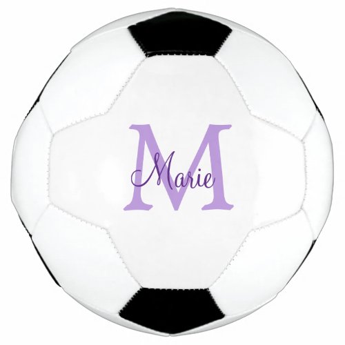 simple minimal add name monogram pink red   throw  soccer ball