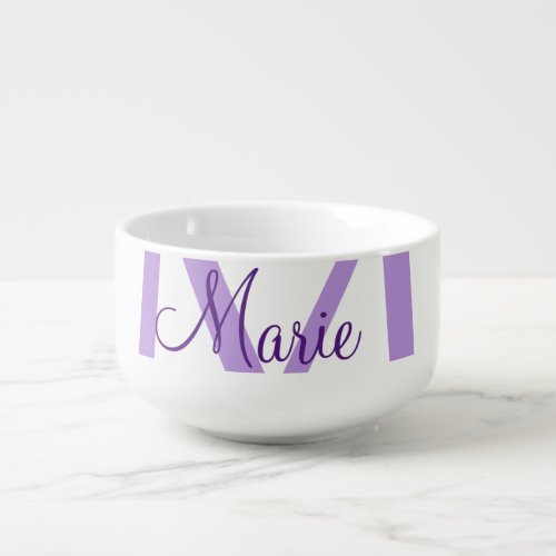 simple minimal add name monogram pink red   throw  soup mug