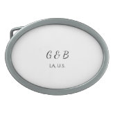 StepOriginals Personalized Monogram Letter B Belt Buckle