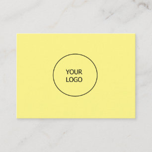 simple minimal add your logo business custom  busi card