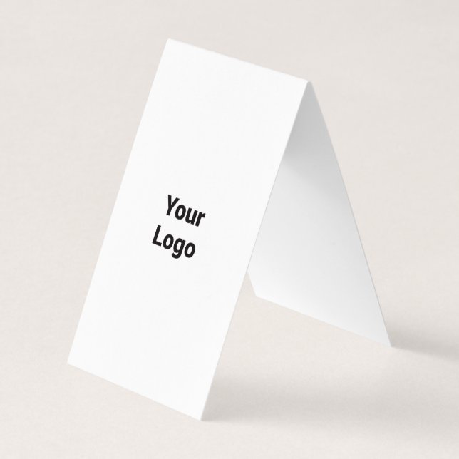 SIMPLE MINIMAL ADD YOUR LOGO CUSTOM TEXT HERE BUSI BUSINESS CARD (Front)