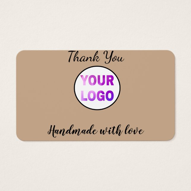 simple minimal add your logo/design here business  (Front)