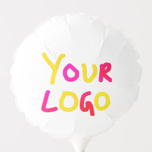 simple minimal add your logo/design here business balloon