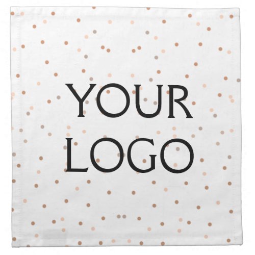 simple minimal add your logodesign here business  cloth napkin