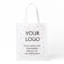 simple minimal add your logo/design here business  grocery bag