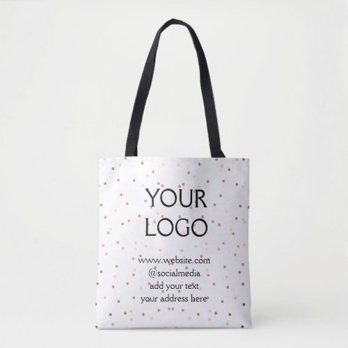 simple minimal add your logodesign here business  tote bag