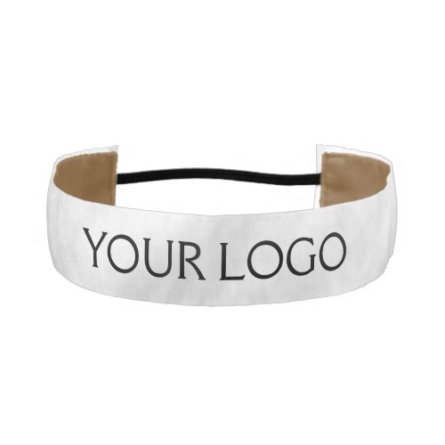 simple minimal add your logodesign here text      athletic headband