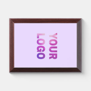 simple minimal add your logo/design here text      award plaque