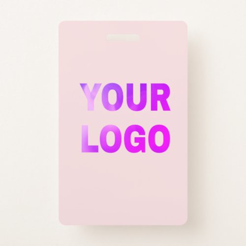 simple minimal add your logodesign here text     badge