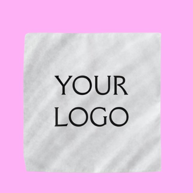simple minimal add your logo/design here text      bandana (Creator Uploaded)