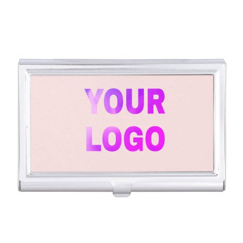 simple minimal add your logodesign here text      business card case