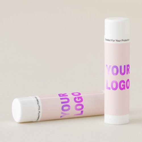 simple minimal add your logodesign here text      lip balm