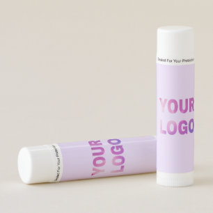 simple minimal add your logo/design here text      lip balm