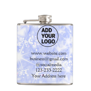 simple minimal add your logo/design here text name flask