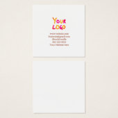 simple minimal add your logo/design here text pos (Front & Back)
