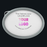 simple minimal add your logo/design here text  pos belt buckle<br><div class="desc">simple business sticker</div>