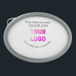 simple minimal add your logo/design here text  pos belt buckle<br><div class="desc">simple business sticker</div>