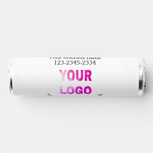 simple minimal add your logodesign here text  pos breath savers mints