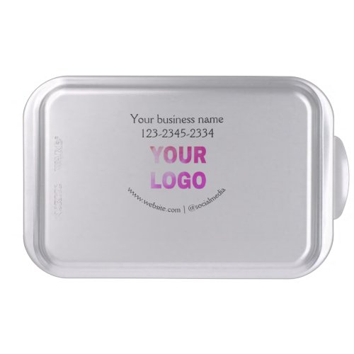 simple minimal add your logodesign here text  pos cake pan