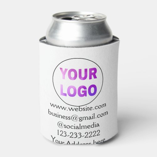 simple minimal add your logodesign here text  pos can cooler