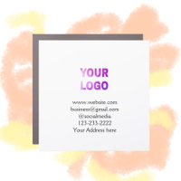 simple minimal add your logo/design here text  pos