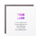 simple minimal add your logo/design here text  pos car magnet