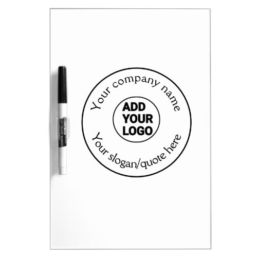 simple minimal add your logodesign here text  pos dry erase board