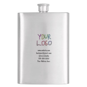 simple minimal add your logo/design here text  pos flask