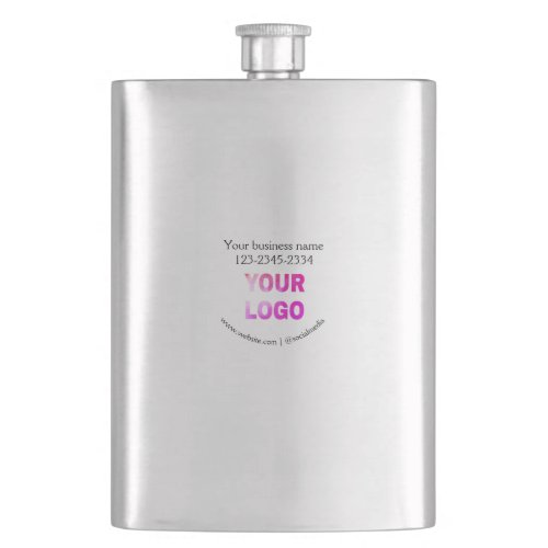 simple minimal add your logodesign here text  pos flask