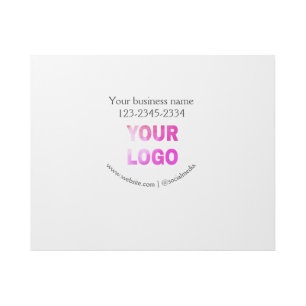 simple minimal add your logo/design here text pos gallery wrap