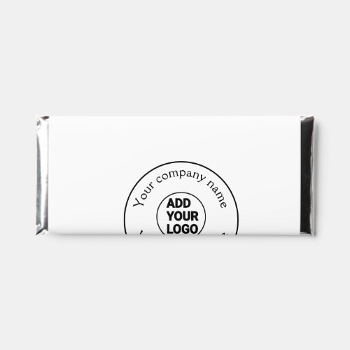 simple minimal add your logodesign here text  pos hershey bar favors