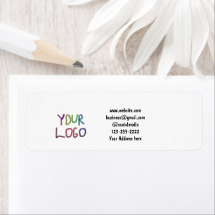 simple minimal add your logo/design here text pos label