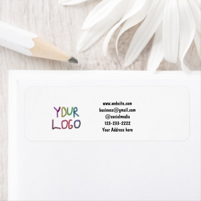simple minimal add your logo/design here text  pos label (Insitu)