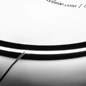 simple minimal add your logo/design here text pos LED sign (Edge)