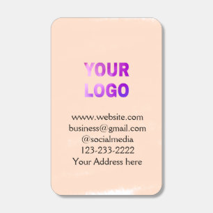 simple minimal add your logo/design here text  pos matchboxes