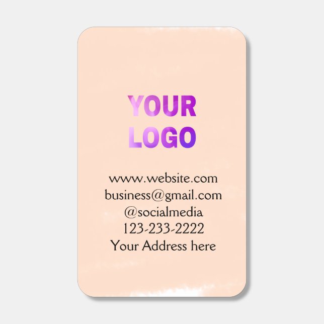 simple minimal add your logo/design here text  pos matchboxes (Front)