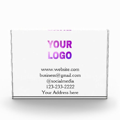 simple minimal add your logodesign here text  pos photo block