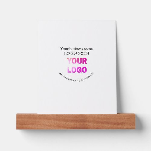 simple minimal add your logodesign here text  pos picture ledge