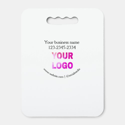 simple minimal add your logodesign here text  pos seat cushion