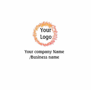 simple minimal add your logo gold website social t cutout