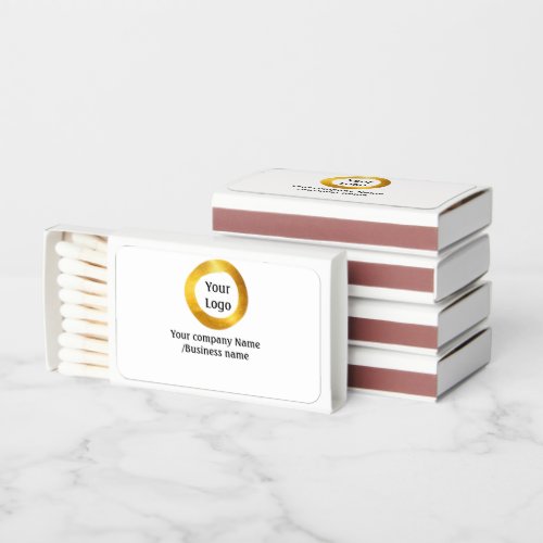 simple minimal add your logo gold website social t matchboxes