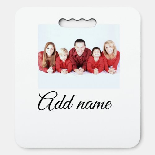 simple minimal add your mom photo name mom gift  seat cushion