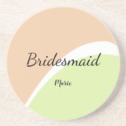 SIMPLE MINIMAL add your name custom bridesmaid   C Coaster