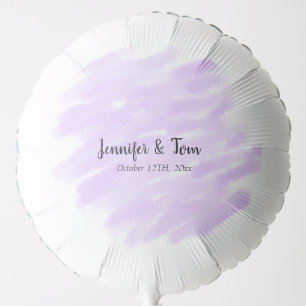 simple minimal add your name custom wedding unity  balloon