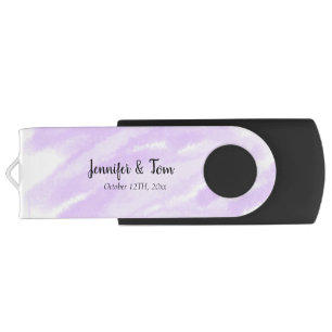 simple minimal add your name custom wedding unity  flash drive