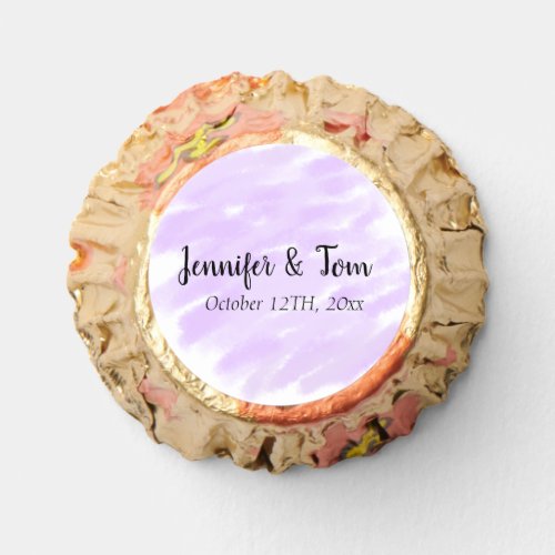 simple minimal add your name custom wedding unity  reeses peanut butter cups